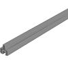 Aluminium Premium Onder- & Bovenprofiel Laag Grey
