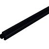 Aluminium Premium Bovenprofiel Laag Black
