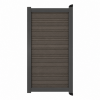 Aluminium tuinpoort Barcode Dark Brown | horizontaal | antraciet | 97x197cm