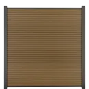 Composiet Schutting - Rhombus Teak