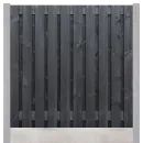 Zwarte schutting