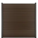 Comfort Composiet Schutting - Rhombus Dark Brown