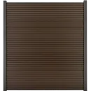 Comfort Composiet Schutting - Rhombus Dark Brown
