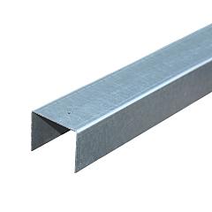 U-profiel | 20 mm plank | Verzinkt | t.b.v. kaderpoort