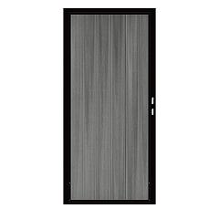 Composiet Premium Tuinpoort | 120x190cm | Natural | Cloudy Grey | Verticaal | Zwart stalen frame