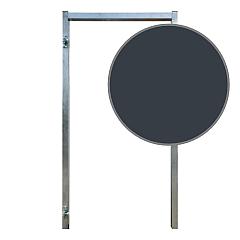 Stalen kozijn | Antraciet | t.b.v. kaderpoort 110 cm breed