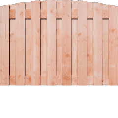 Tuinscherm Douglas Geschaafd | Toog | t.b.v. Luxe hout-beton