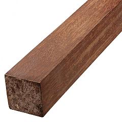 Hardhout Tuinpaal 68x68mm geschaafd | glad