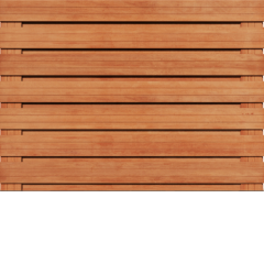 Horizontaal Hardhout 21 planks 180x130 cm BxH