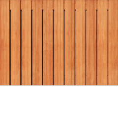 Hardhout 23 planks 180x130 cm BxH