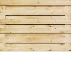 Tuinscherm Grenen | Horizontaal | t.b.v. Luxe hout-beton