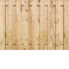 Grenen 19 planks 180x130 cm BxH