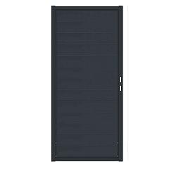 Aluminium Tuinpoort - Antraciet RAL 7016 - Horizontaal