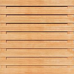 Tuinscherm Keruing 21 planks | Geschaafd | Horizontaal