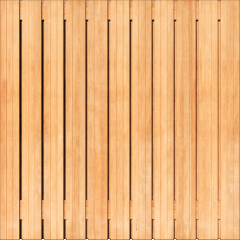 Tuinscherm Keruing 23 planks | Geschaafd | Verticaal | Recht