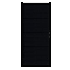 Aluminium Tuinpoort - Zwart RAL 9005 - Horizontaal