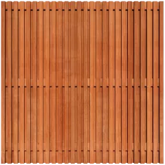 Tuinscherm Bangkirai Rhombus open | 51 planks 180x180 cm BxH | Geschaafd | Verticaal | Recht