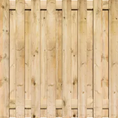Tuinscherm Grenen 17 planks | Geschaafd | Verticaal | Recht