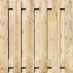 Tuinscherm Grenen XL 13 planks 180x180 cm BxH | Gezaagd | Verticaal | Recht