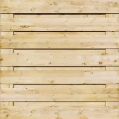 Tuinscherm Grenen XL 15 planks | Gezaagd | Horizontaal