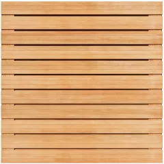 Tuinscherm Horizontaal Keruing 23 planks 180x180 cm BxH | Geschaafd