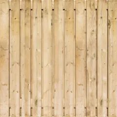 Tuinscherm Grenen 23 planks | Geschaafd | Verticaal | Recht