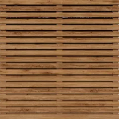 Tuinscherm Ayous Rhombus open | 37 planks | Geschaafd | Horizontaal