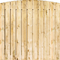 Tuinscherm Grenen 23 planks | Geschaafd | Verticaal | Toog
