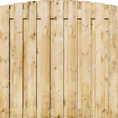 Tuinscherm Grenen 19 planks | Geschaafd | Verticaal | Toog
