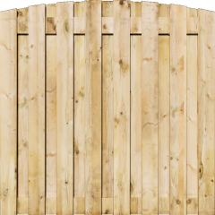 Tuinscherm Grenen 17 planks | Geschaafd | Verticaal | Toog