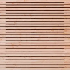 Tuinscherm Douglas Rhombus open | 51 planks | Geschaafd | Horizontaal