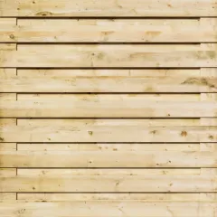 Tuinscherm Horizontaal Grenen 19 planks 180x180 cm BxH | Geschaafd