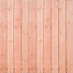Tuinscherm Douglas 21 planks | Fijnbezaagd | Verticaal | Recht