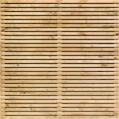 Tuinscherm Vuren Rhombus open | 59 planks | Geschaafd | Horizontaal