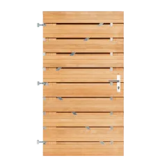 Keruing Horizontale Tuinpoort 100x180 cm | 16x145 mm | 21-planks model