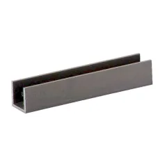 Aluminium Premium U-lijst Grey