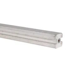 Paal t.b.v. Betonschutting Wit met Vlakke kop 11.5x11.5x275 cm | sponning 216 cm