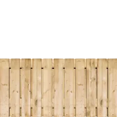 Tuinscherm Grenen 23 planks 90x180 cm BxH | Geschaafd | Verticaal | Recht