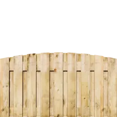 Tuinscherm Grenen 19 planks 90x180 cm BxH | Geschaafd | Verticaal | Toog