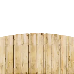 Tuinscherm Grenen 21 planks 90x180 cm BxH | Geschaafd | Verticaal | Toog
