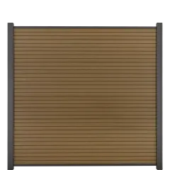 Comfort Composiet Tuinscherm - Rhombus Teak 180x180 cm