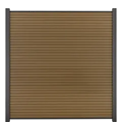 Composiet Schutting - Rhombus Teak - Horizontaal