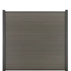 Composiet Schutting - Dark Grey - Horizontaal