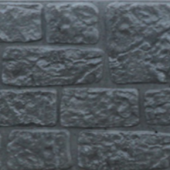 Betonplaat Romaans motief dubbelzijdig Antraciet 184x36x4.8cm