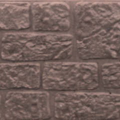 Betonplaat Romaans motief dubbelzijdig Bruin 184x36x4.8cm
