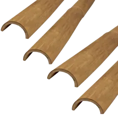 Bamboe Lat | Scherm Set dubbelzijdig | Naturel