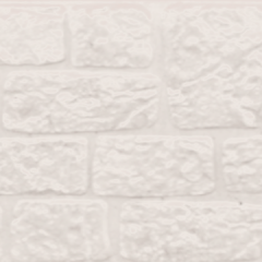 Dubbele Betonplaat Romaans motief dubbelzijdig Wit 184x36x4.8cm