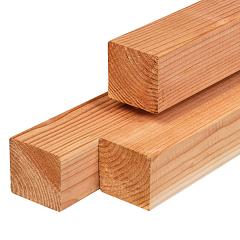 Douglas Tuinpaal 85x85mm geschaafd | onbehandeld