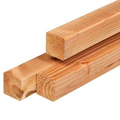 Douglas Tuinpaal 65x65mm geschaafd | onbehandeld