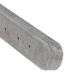 Hout-Beton schuttingpaal Stampbeton Grijs 10x10x280 cm | sponning 26 cm